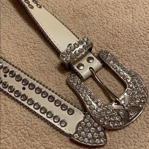 Leather Western style belt